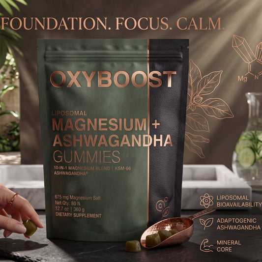 OxyBoost - Liposomal Magnesium + Ashwagandha Gummies